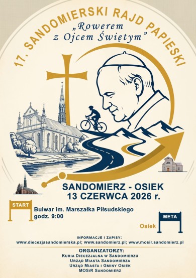 Zdjęcie Rodzinny Rajd Rowerowy „Rowerem z Ojcem Świętym”